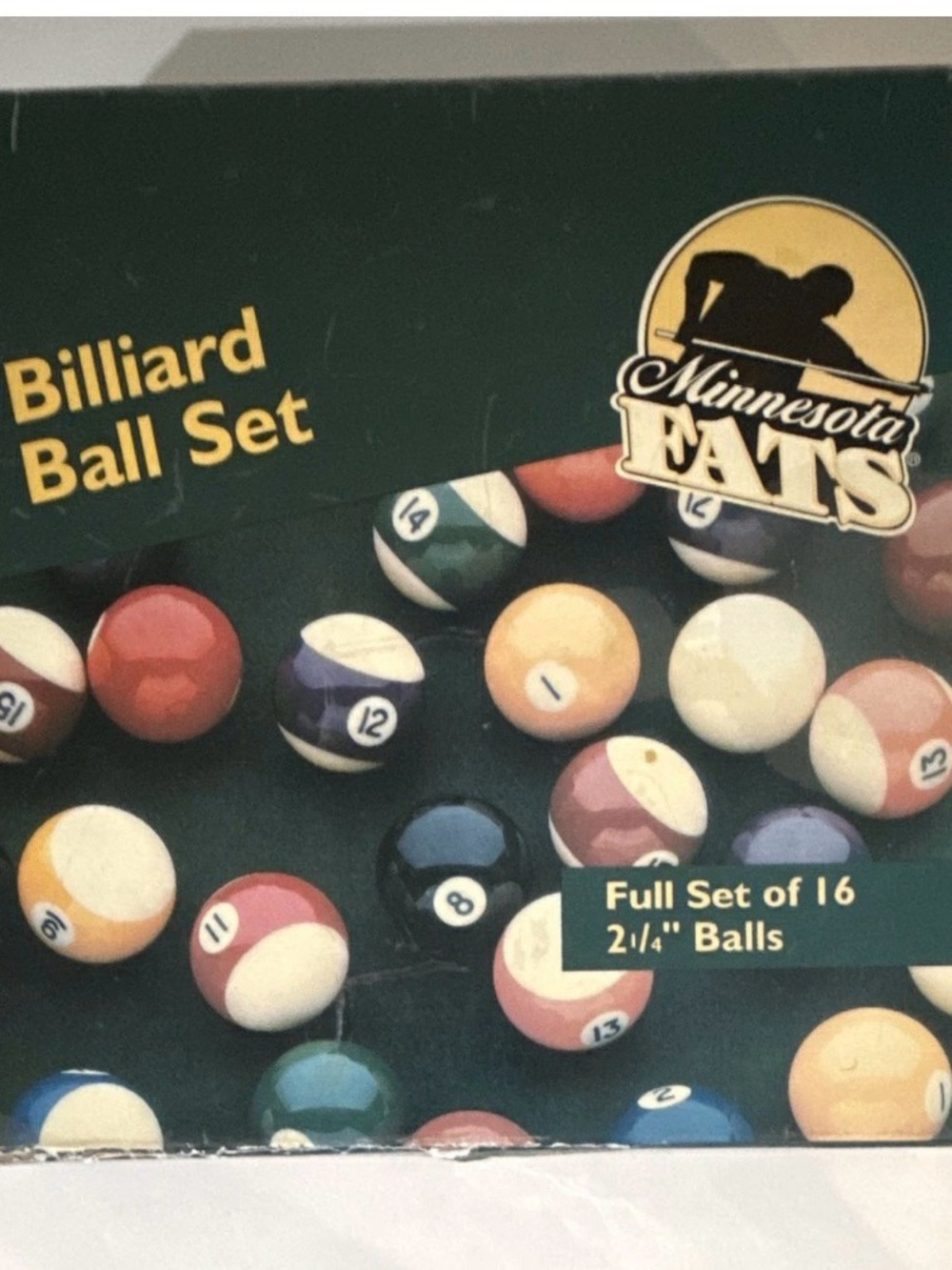 Billiard Ball Set & Acrylic Pool Rack - Picture 4 of 7